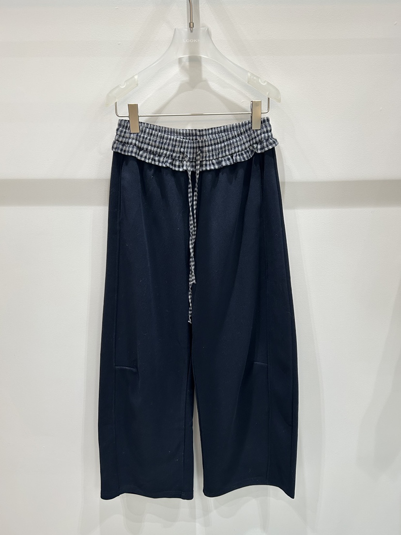 LOOKK東大門㊣代購女士新品真品時尚職業休閑推薦人氣休閑褲LOOKK休閑褲圖色2深藍色