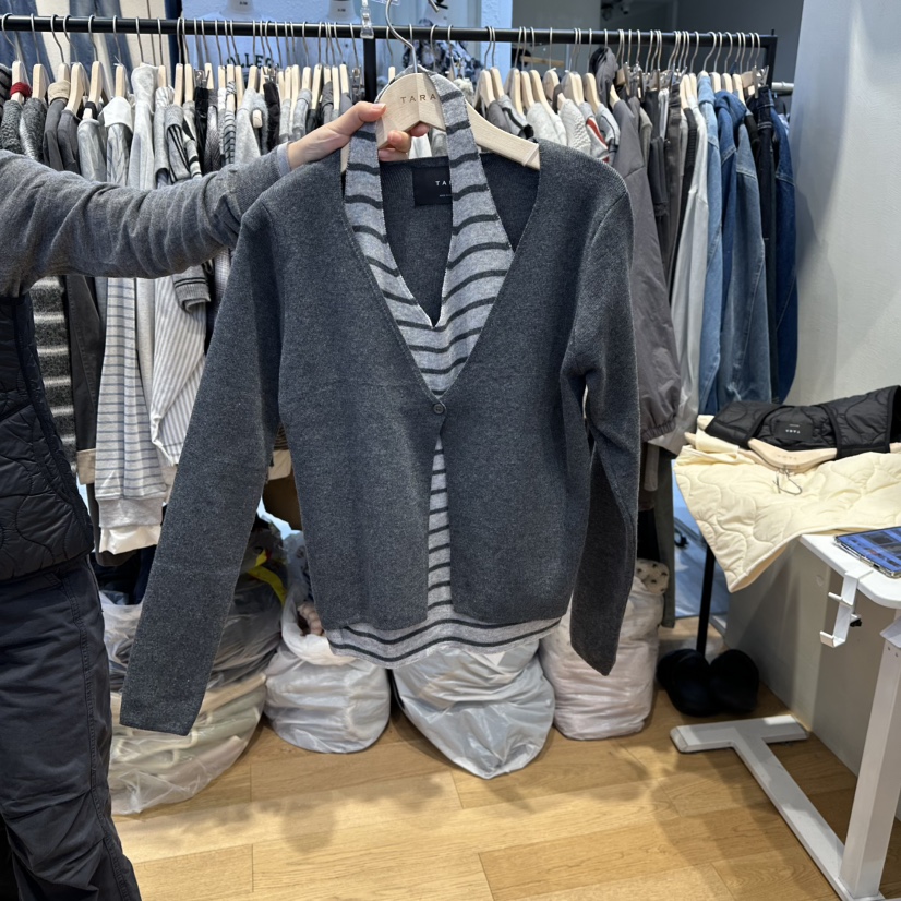 TARA東大門㊣實拍女裝新款休閑職業推薦25秋冬人氣套裝兩件套TARA套裝圖色2