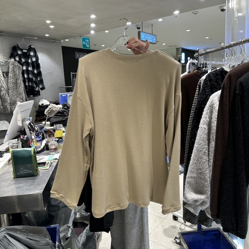 HERTZ-P韓國直郵㊣女士新款熱賣時尚職業推薦休閑人氣長袖T恤HERTZ-P長袖T恤