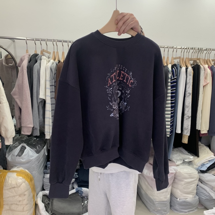 LELEN韓國直郵㊣女裝新款人氣休閑25秋冬職業熱賣真品衛衣加絨LELEN衛衣圖色3