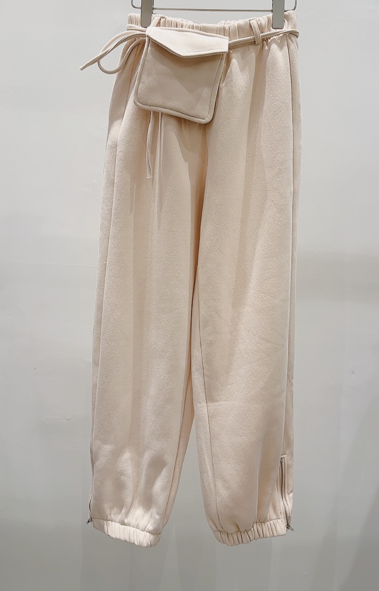 AWESOME-P韓國直郵㊣女裝新品推薦25秋冬休閑褲含腰包口袋加絨AWESOME-P休閑褲圖色1