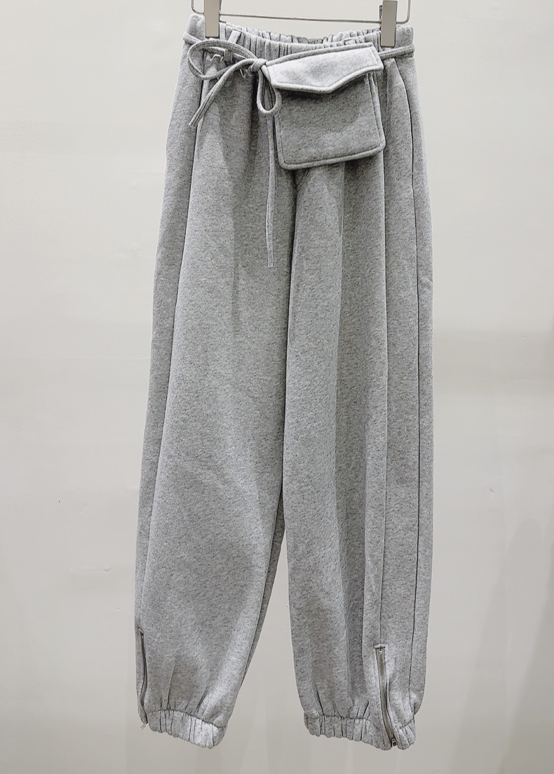 AWESOME-P韓國直郵㊣女裝新品推薦25秋冬休閑褲含腰包口袋加絨AWESOME-P休閑褲圖色2