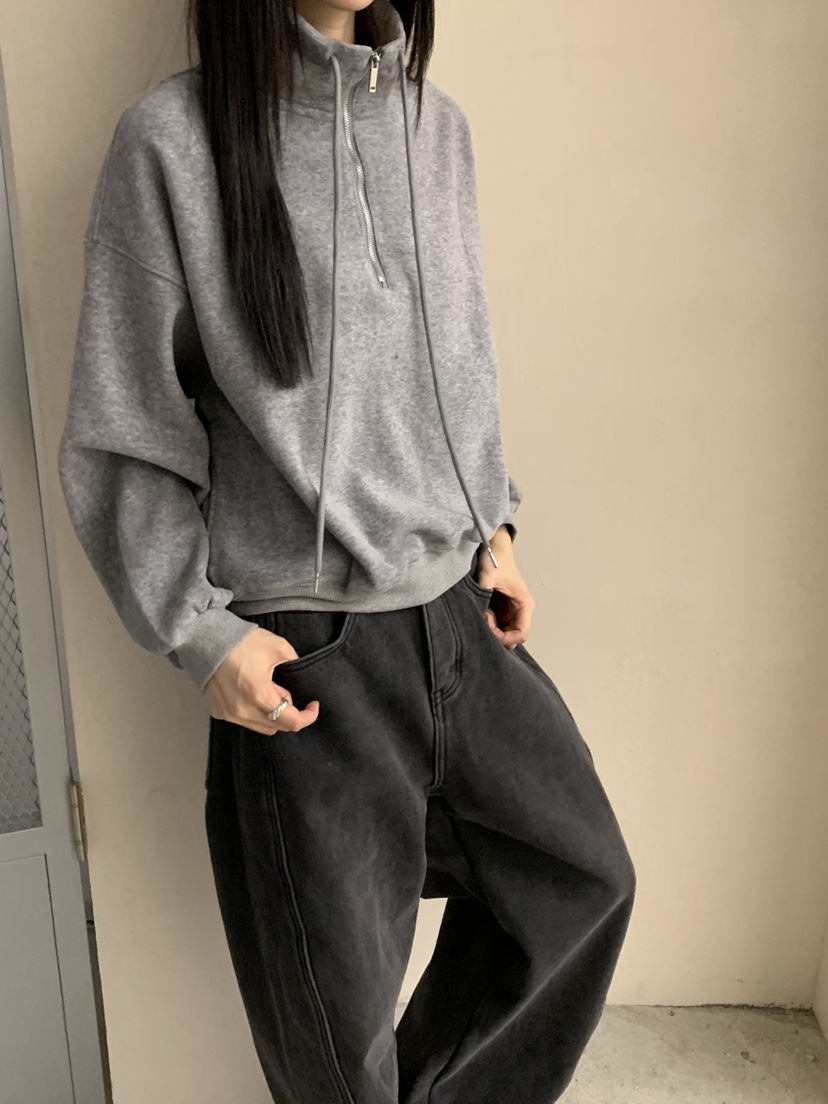 RIVER RAIN韓國直郵㊣女裝新品職業25秋冬時尚推薦衛衣加絨RIVER RAIN衛衣