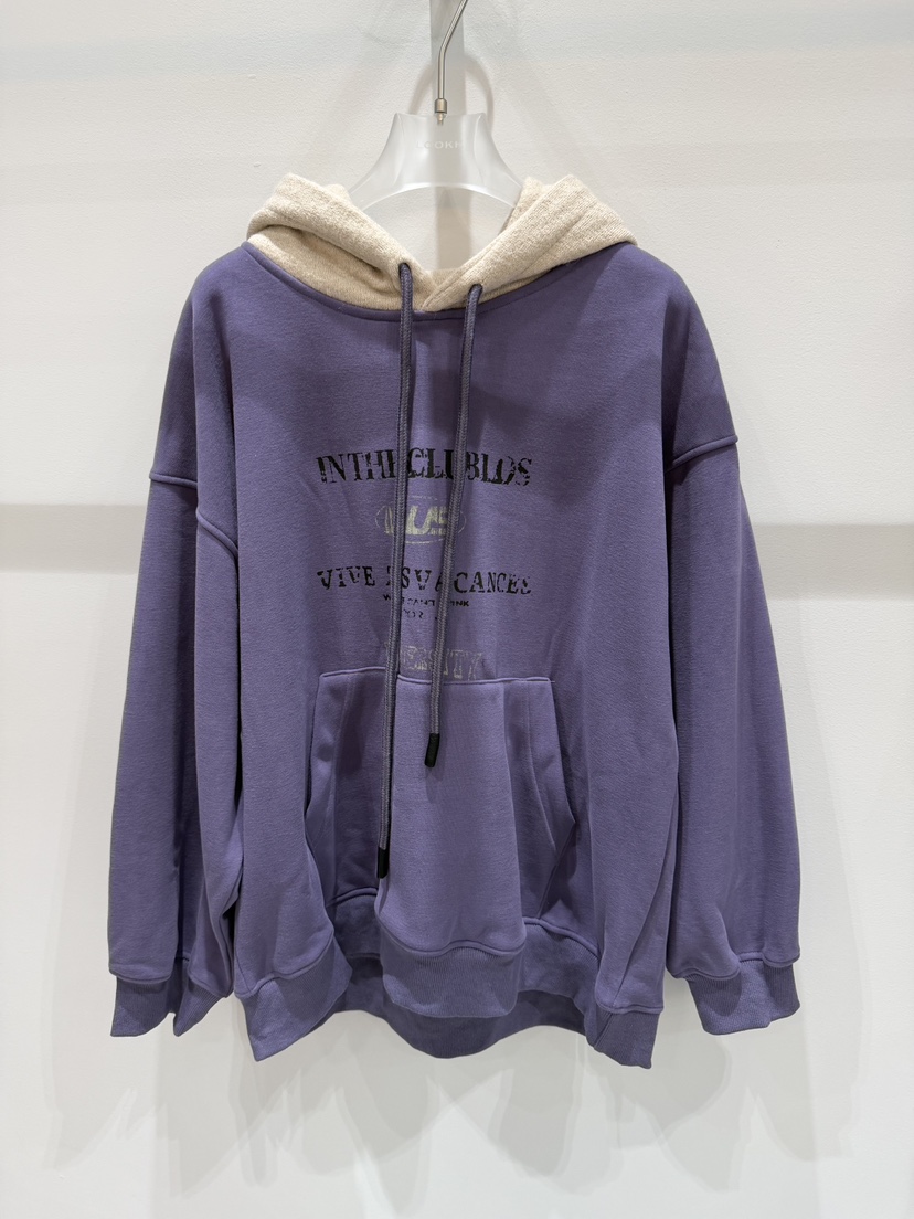 LOOKK韓國代購㊣女士新品休閑人氣25秋冬職業熱賣真品推薦衛衣LOOKK衛衣圖色2