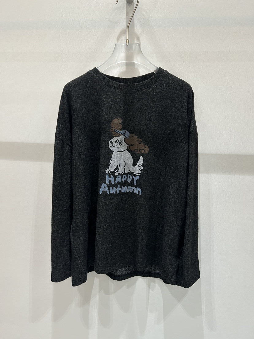 LOOKK東大門㊣直郵女裝新品人氣推薦時尚休閑職業真品長袖T恤LOOKK長袖T恤圖色1