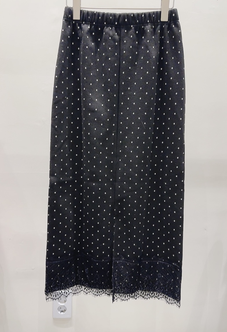 AWESOME-P東大門㊣直郵女士新品25秋冬真品長裙圓點裙羊毛AWESOME-P長裙