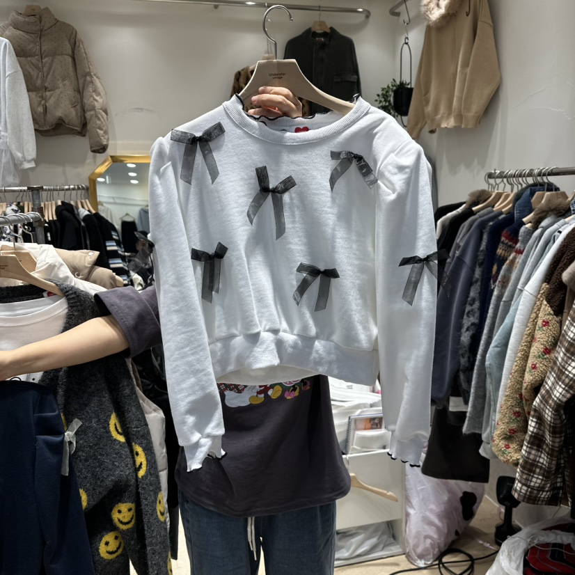 UNDERSTAR_VINTAGE韓國直郵㊣女裝新品推薦時尚休閑熱賣衛衣UNDERSTAR_VINTAGE衛衣圖色1