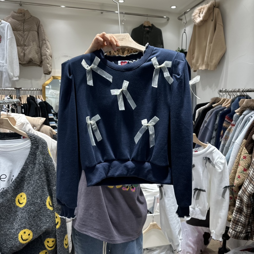 UNDERSTAR_VINTAGE韓國直郵㊣女裝新品推薦時尚休閑熱賣衛衣UNDERSTAR_VINTAGE衛衣圖色2