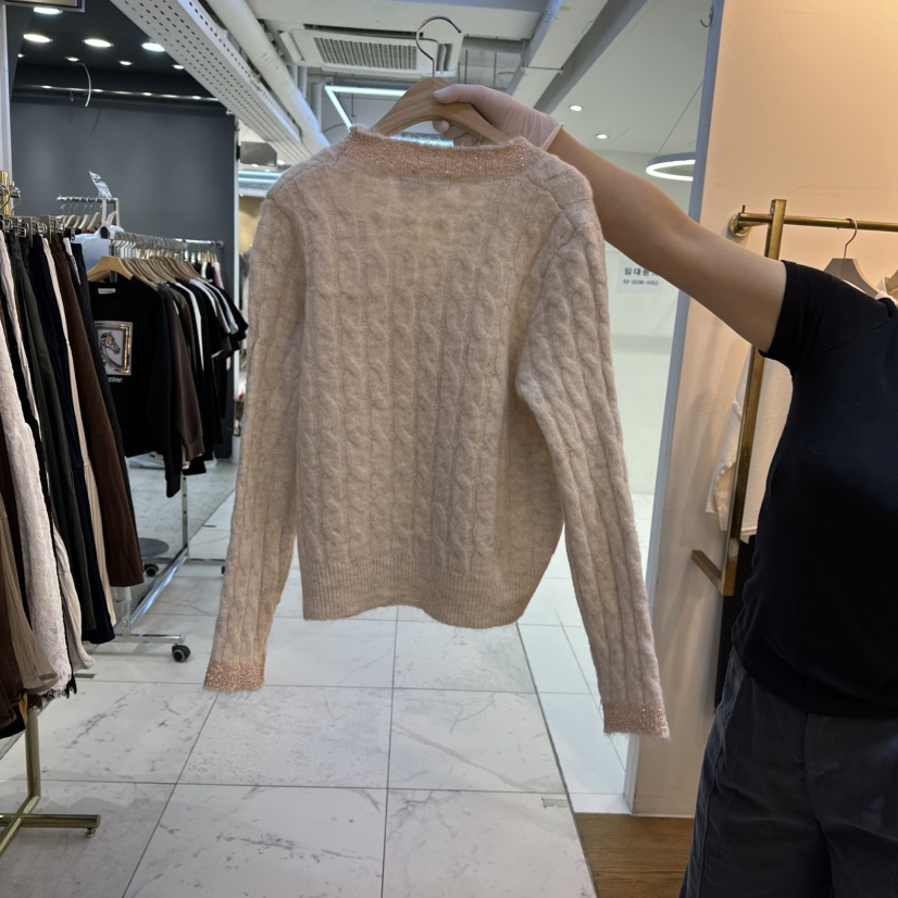 COCO HOLIC韓國直郵㊣女士新款真品人氣職業推薦針織衫開衫COCO HOLIC針織衫