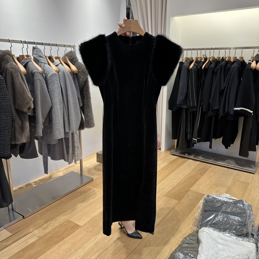 VAN NZILL韓國直郵㊣女裝新品推薦熱賣真品休閑25秋冬連衣裙VAN NZILL連衣裙圖色1