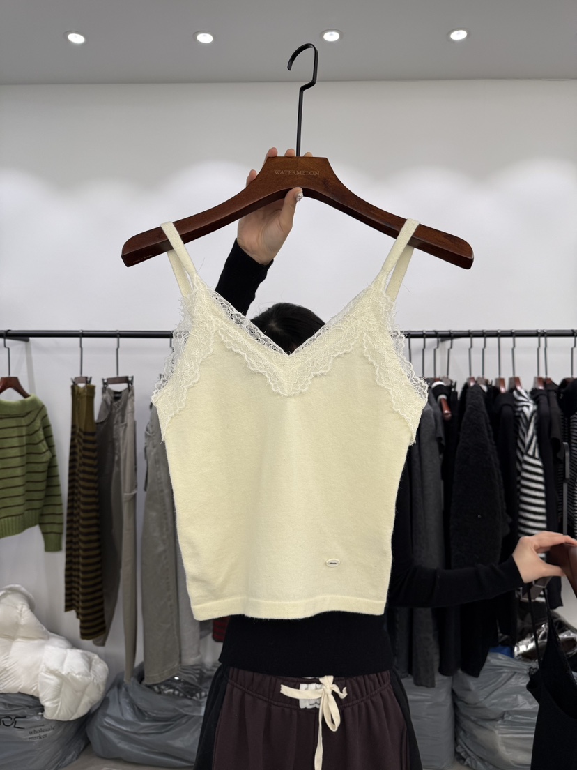 WATERMELON韓國代購㊣女裝新款真品時尚25秋冬職業吊帶背心WATER MELON吊帶/背心圖色1