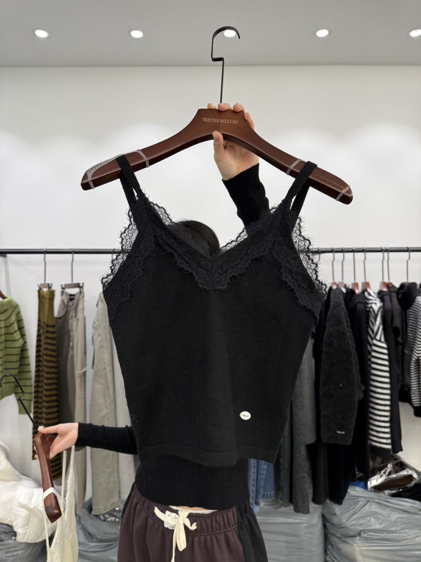 WATERMELON韓國代購㊣女裝新款真品時尚25秋冬職業吊帶背心WATER MELON吊帶/背心圖色3