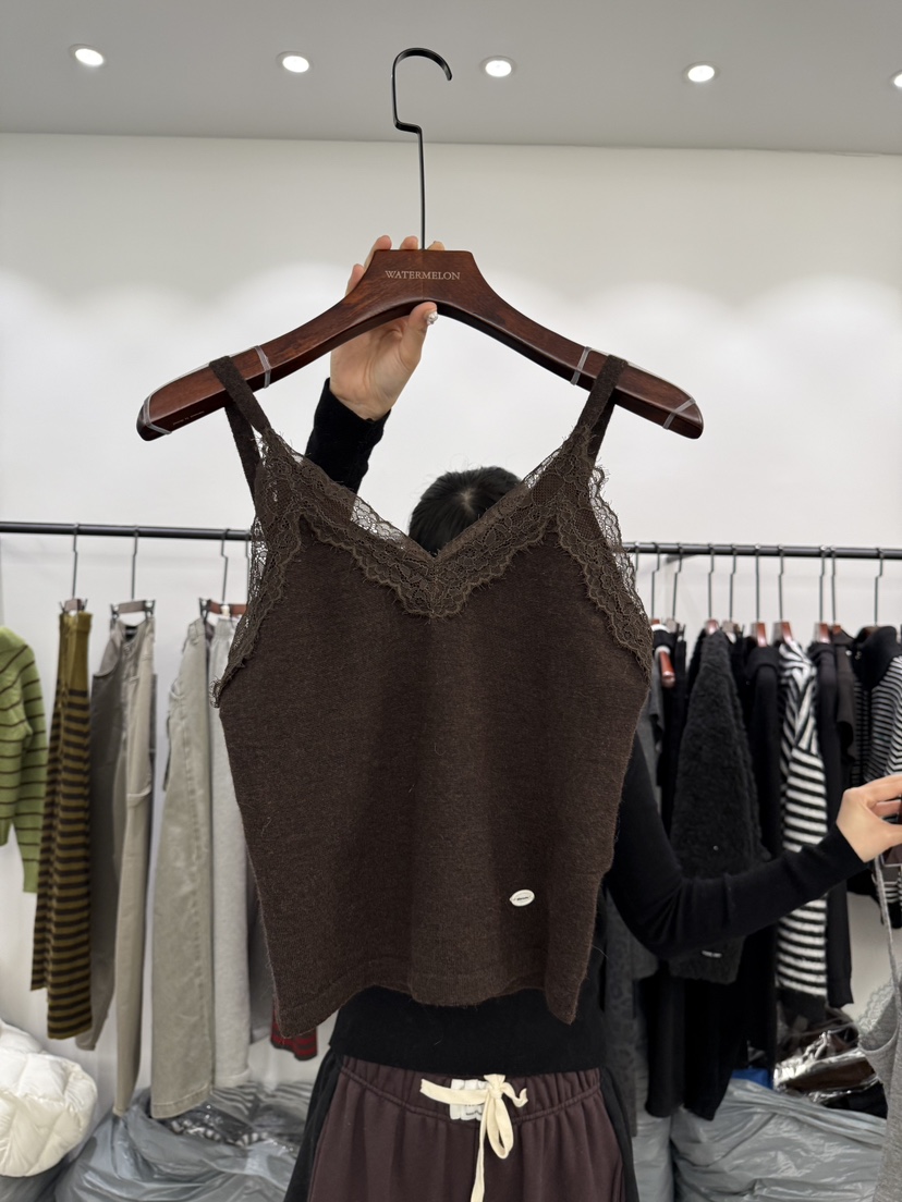 WATERMELON韓國代購㊣女裝新款真品時尚25秋冬職業吊帶背心WATER MELON吊帶/背心圖色4