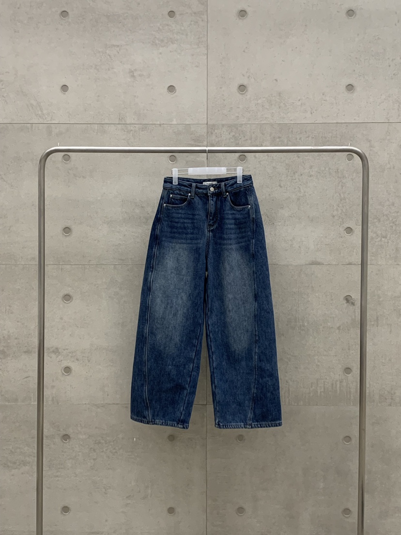 RIVER RAIN韓國代購㊣女裝新品休閑熱賣時尚職業牛仔褲保暖RIVER RAIN牛仔褲圖色1