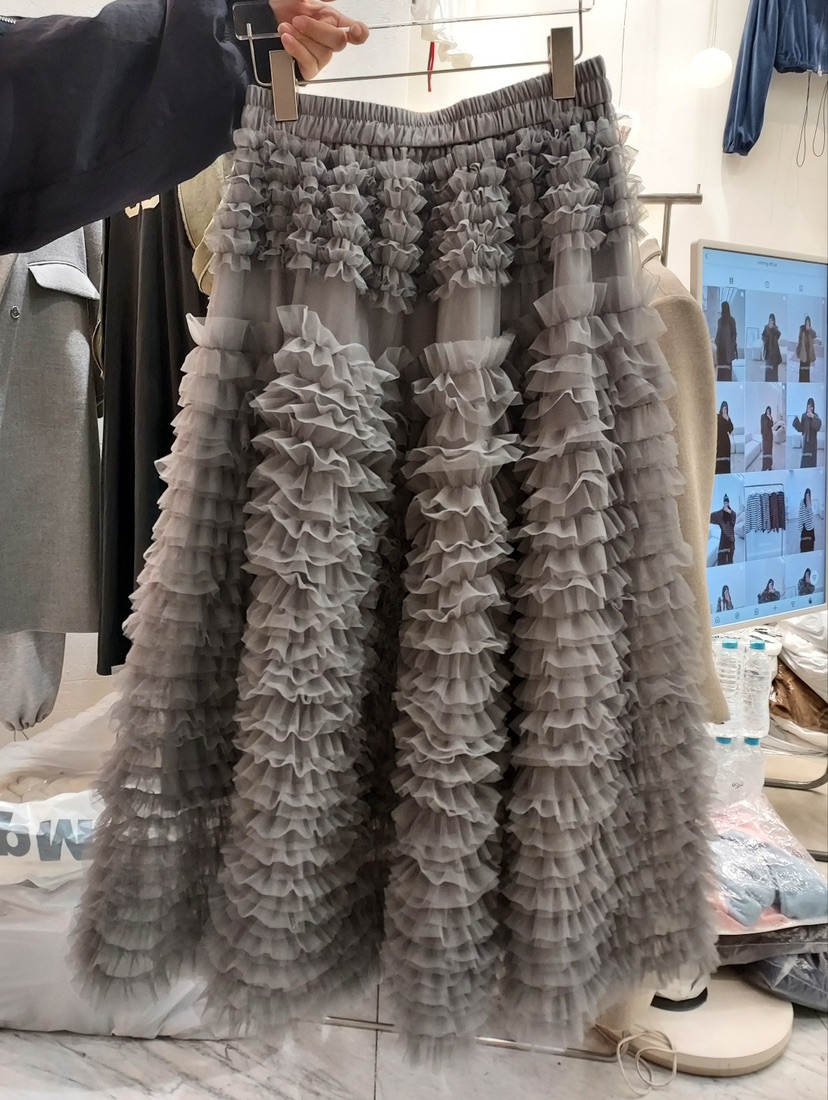 MOMAZU韓國直郵㊣女士新品人氣休閑真品時尚25秋冬職業長裙MOMAZU長裙圖色2