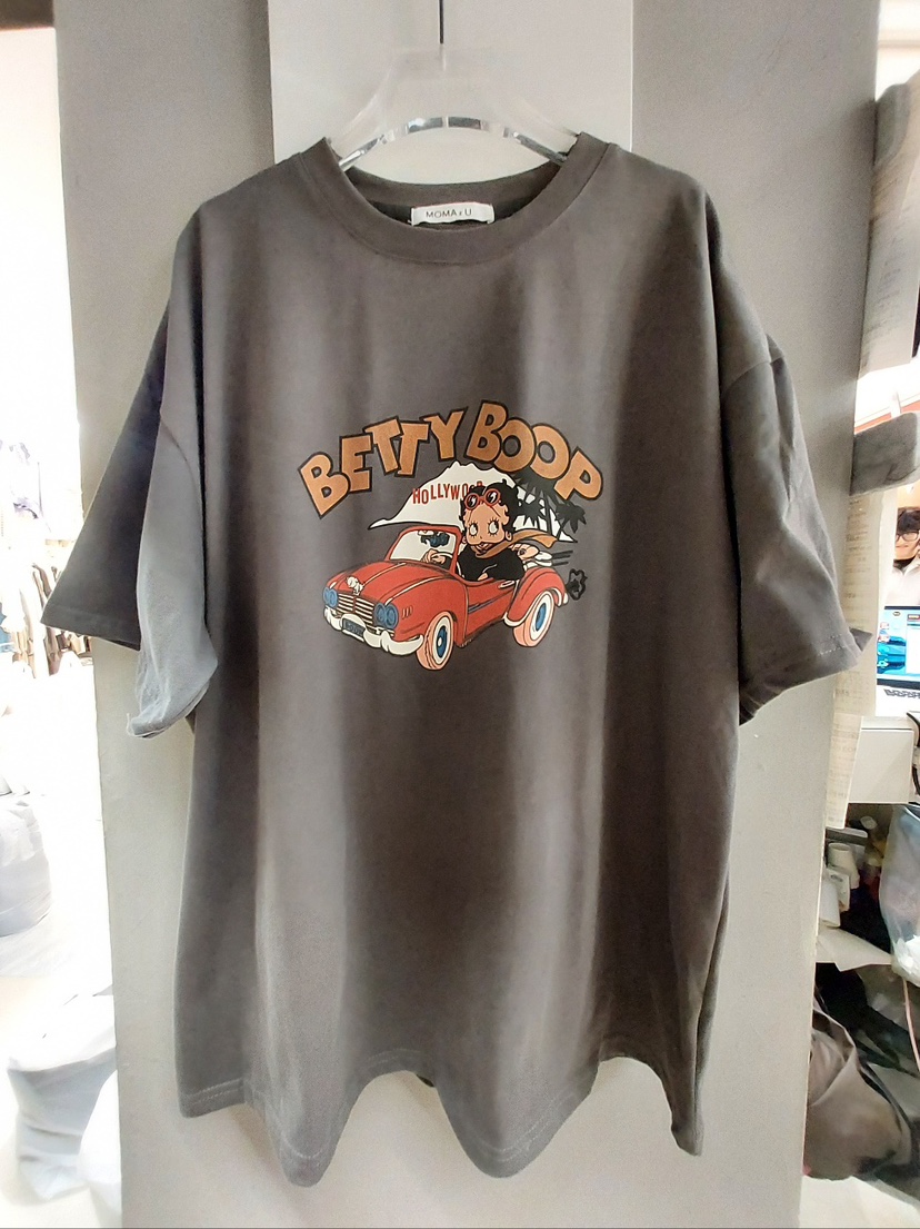 MOMAZU東大門㊣直郵女裝新品真品休閑人氣推薦熱賣25秋冬T恤MOMAZUT恤圖色2