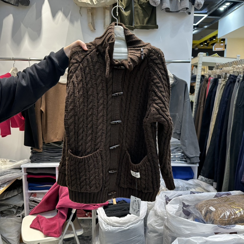 WASHBLUE韓國直郵㊣女裝新品時尚人氣真品熱賣25秋冬毛衣開衫WASHBLUE毛衣圖色2