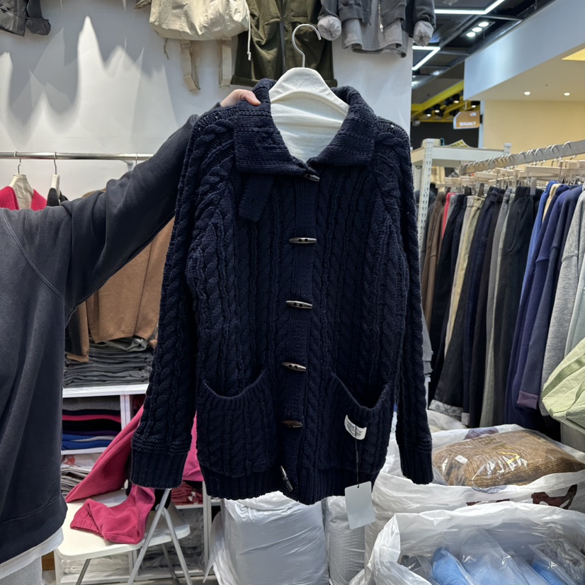 WASHBLUE韓國直郵㊣女裝新品時尚人氣真品熱賣25秋冬毛衣開衫WASHBLUE毛衣圖色3