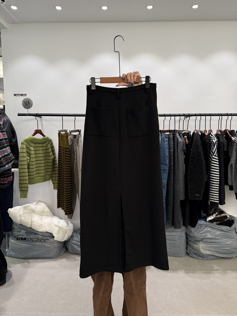WATERMELON韓國代購㊣女裝新品休閑時尚職業推薦真品人氣長裙WATER MELON長裙