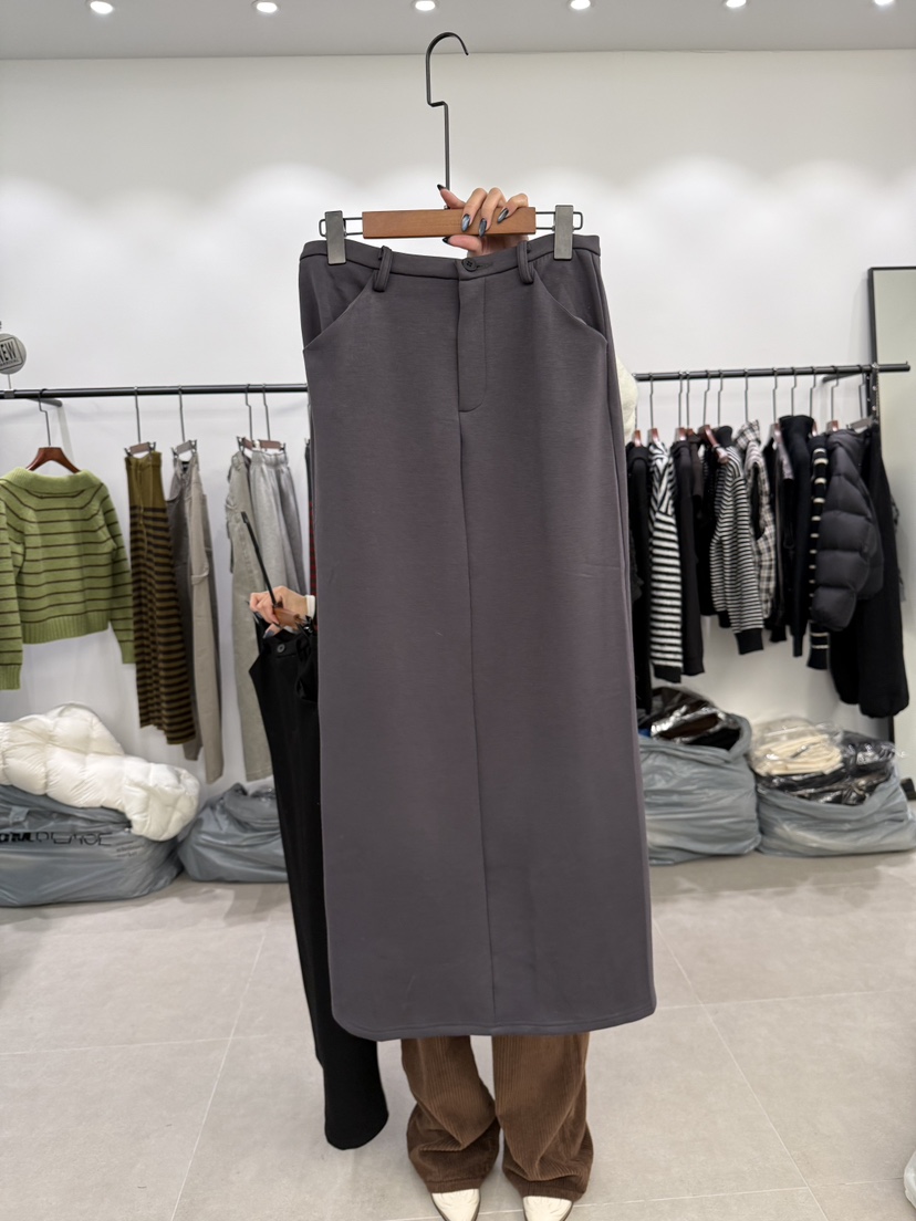 WATERMELON韓國代購㊣女裝新品休閑時尚職業推薦真品人氣長裙WATER MELON長裙圖色1