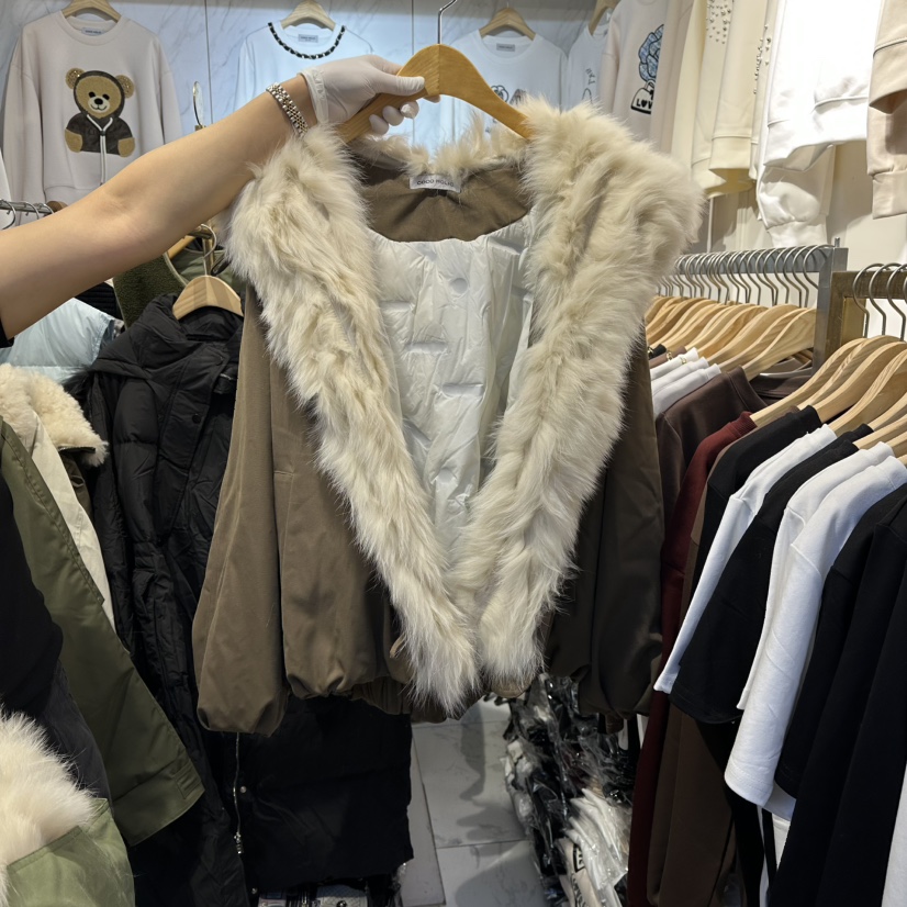 COCO HOLIC東大門㊣代購女士新款真品時尚熱賣短款羽絨服狐貍COCO HOLIC短款羽絨服圖色3