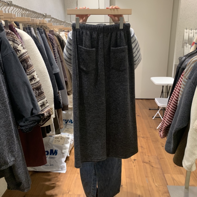 COMELY韓國直郵㊣女士新品職業人氣時尚熱賣25秋冬真品長裙COMELY長裙