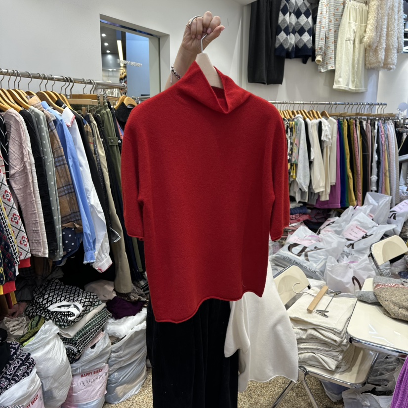 HAPPYBERRY韓國直郵㊣女士新款職業推薦時尚真品針織衫羊毛HAPPYBERRY針織衫圖色2