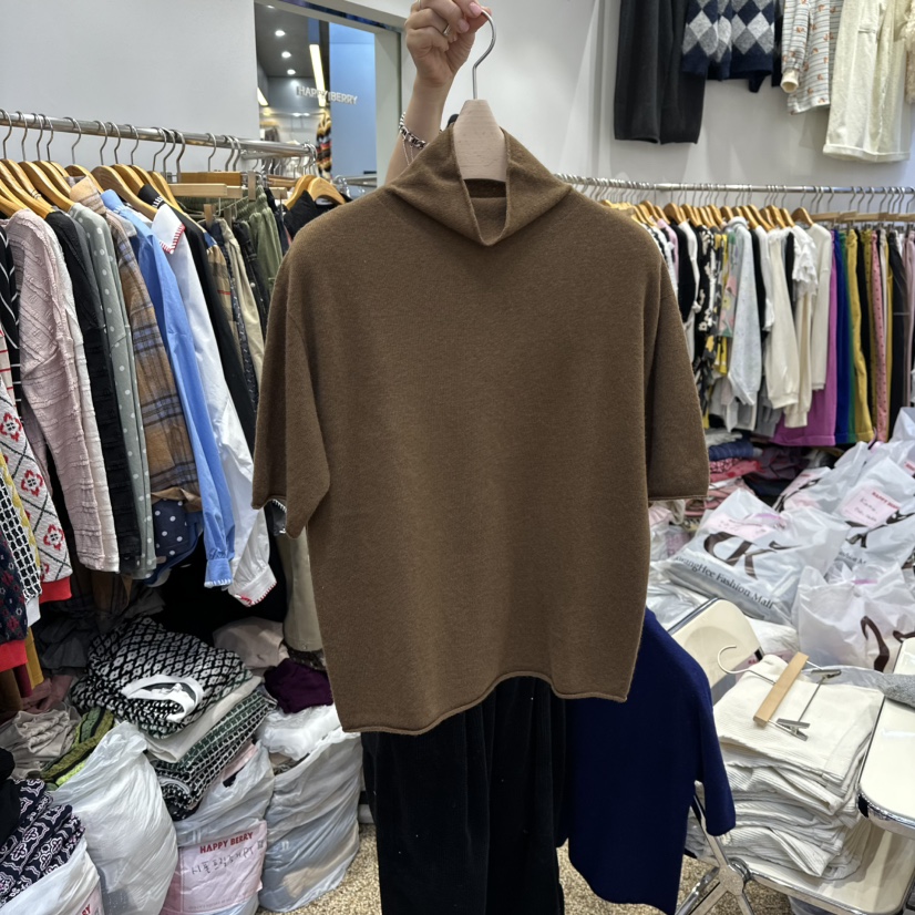 HAPPYBERRY韓國直郵㊣女士新款職業推薦時尚真品針織衫羊毛HAPPYBERRY針織衫圖色3