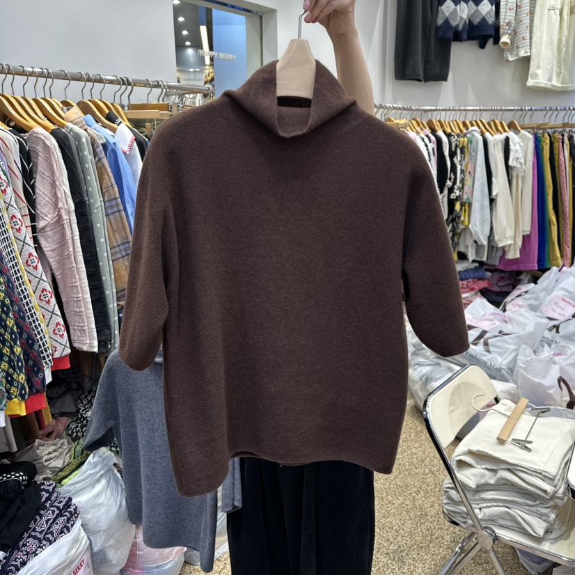 HAPPYBERRY韓國直郵㊣女士新款職業推薦時尚真品針織衫羊毛HAPPYBERRY針織衫圖色5