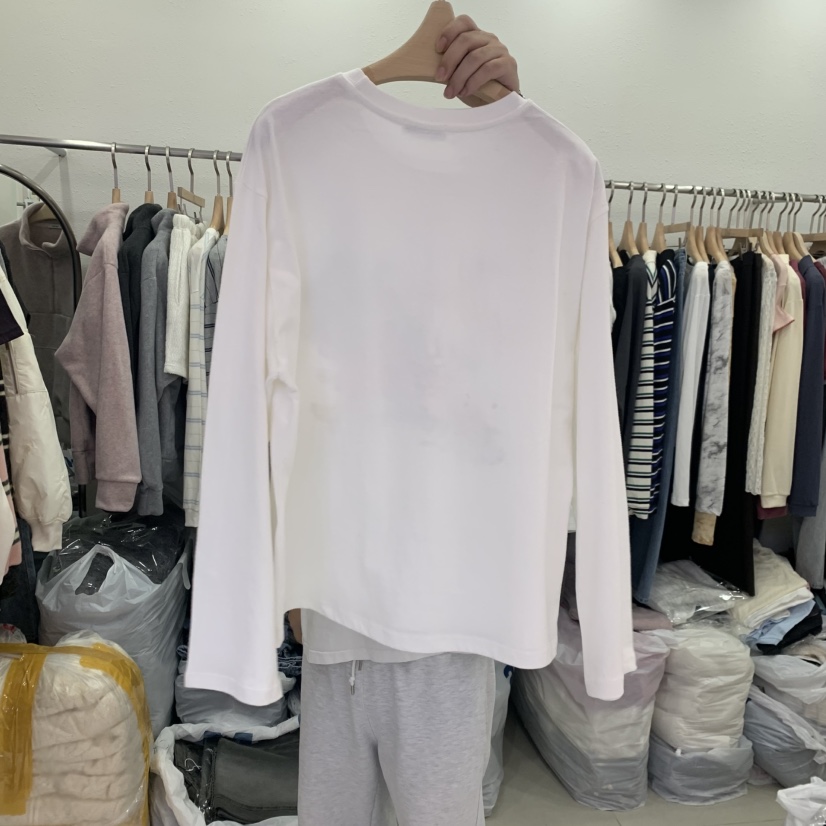 LELEN東大門㊣直郵女裝新款熱賣真品職業推薦25秋冬長袖T恤LELEN長袖T恤