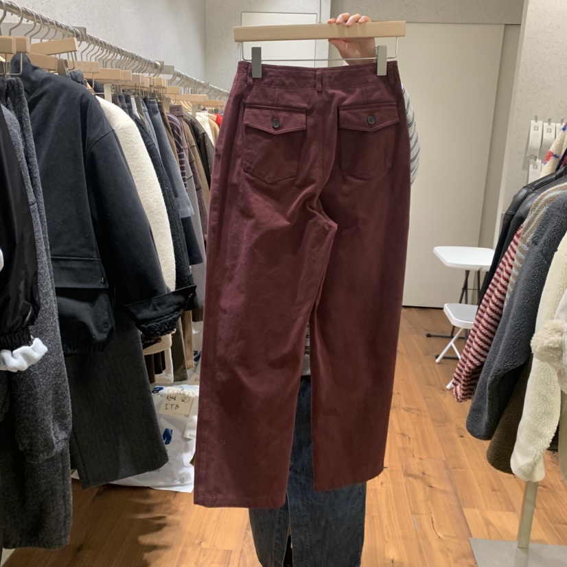 COMELY韓國直郵㊣女裝新款熱賣職業25秋冬休閑推薦真品休閑褲COMELY休閑褲