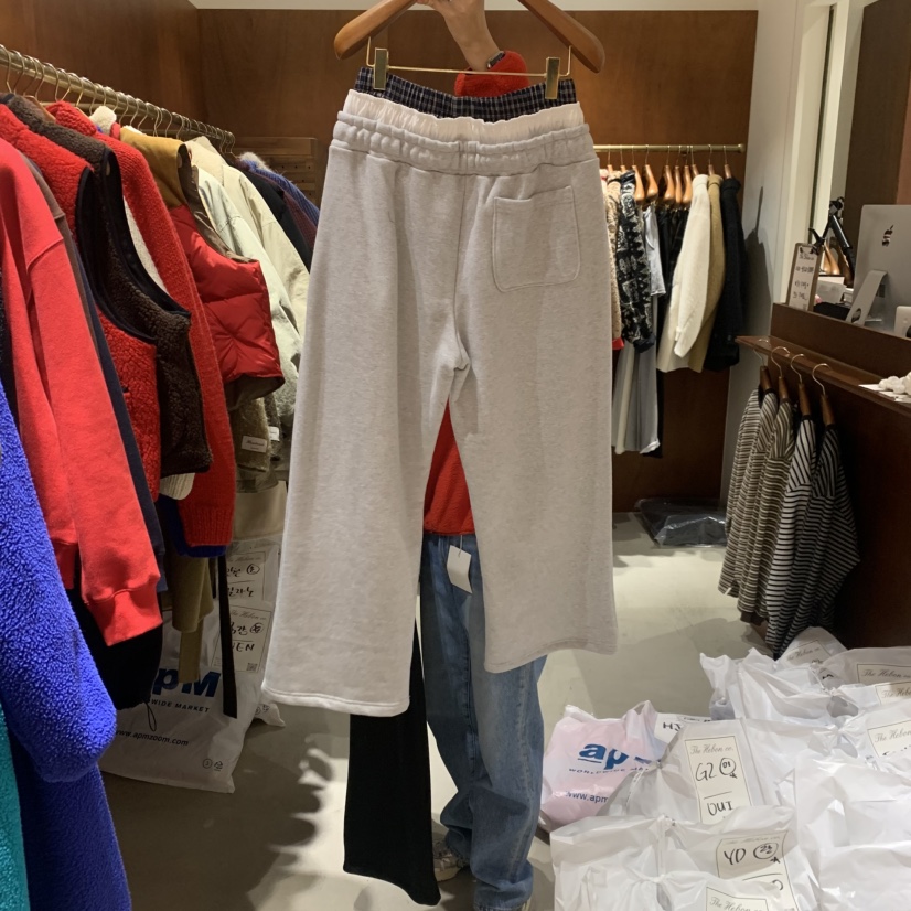 HEBON東大門㊣代購女士新款真品推薦休閑熱賣時尚休閑褲加絨HEBON休閑褲