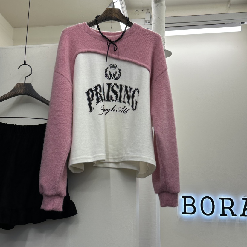 BORA BORA東大門㊣直郵女裝新款職業推薦人氣休閑時尚衛衣BORA BORA衛衣圖色1