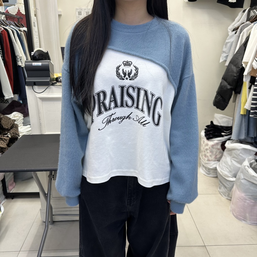 BORA BORA東大門㊣直郵女裝新款職業推薦人氣休閑時尚衛衣BORA BORA衛衣圖色2