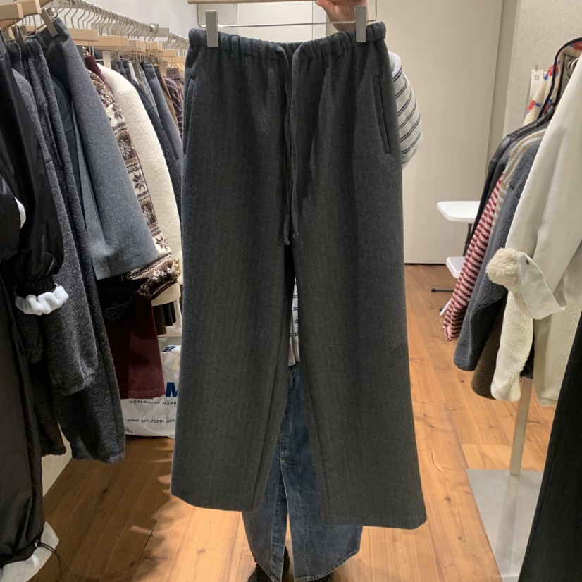 COMELY韓國代購㊣女士新款人氣真品熱賣25秋冬休閑休閑褲羊毛COMELY休閑褲圖色1