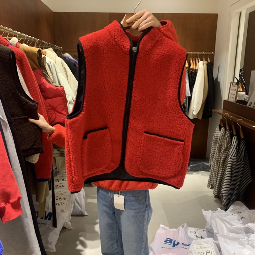 HEBON韓國代購㊣女士新品時尚真品25秋冬人氣職業推薦休閑馬甲HEBON馬甲圖色1