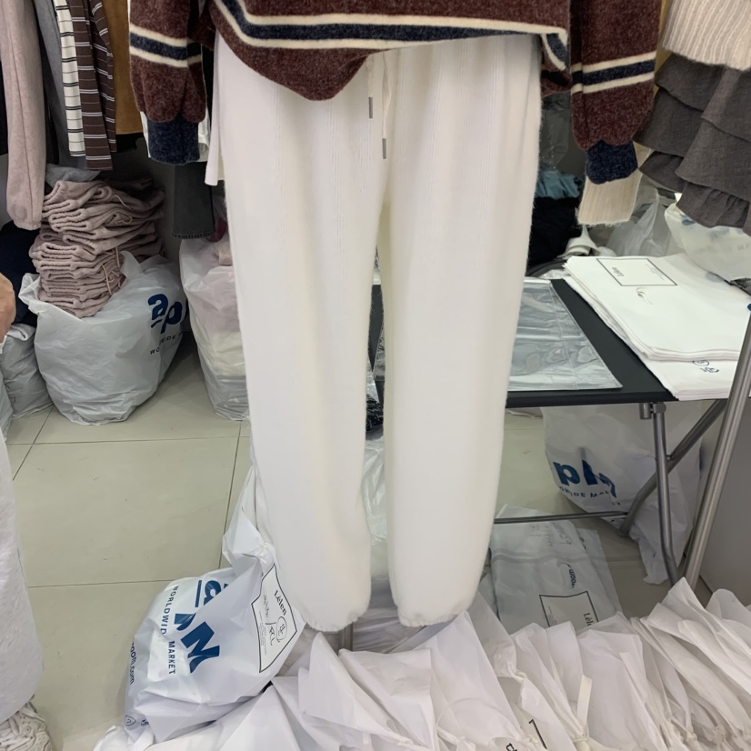 LELEN東大門㊣實拍女裝新品人氣推薦25秋冬時尚職業休閑褲羊毛LELEN休閑褲