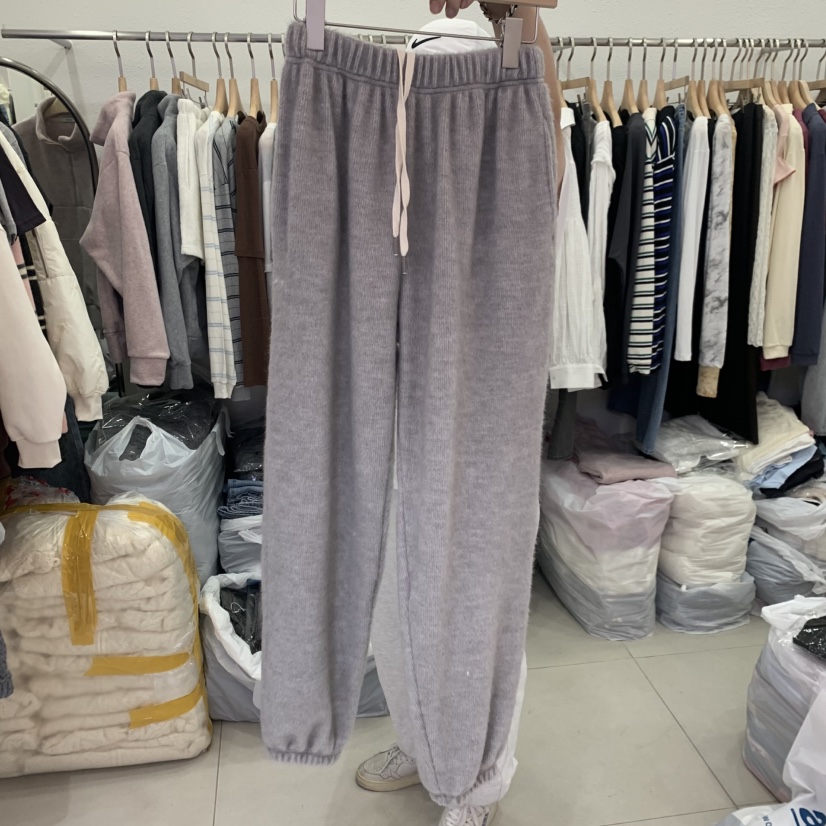 LELEN東大門㊣實拍女裝新品人氣推薦25秋冬時尚職業休閑褲羊毛LELEN休閑褲圖色1