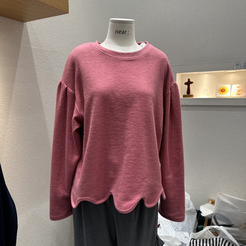 NEAR東大門㊣代購女士新品25秋冬人氣真品休閑熱賣職業長袖T恤NEAR長袖T恤圖色1