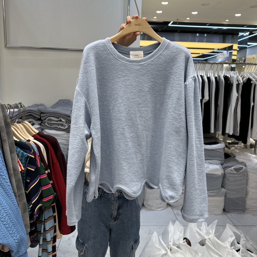 NEAR東大門㊣代購女士新品25秋冬人氣真品休閑熱賣職業長袖T恤NEAR長袖T恤圖色3