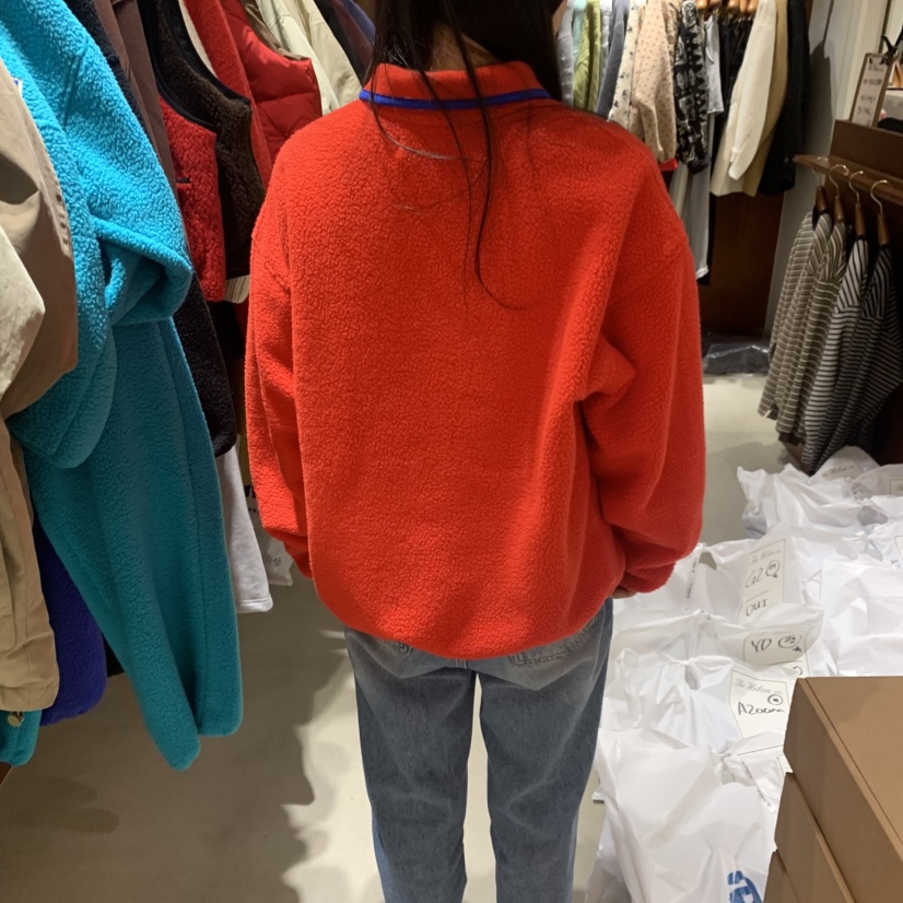 HEBON東大門㊣實拍女裝新品休閑25秋冬時尚熱賣推薦衛衣拉鏈HEBON衛衣