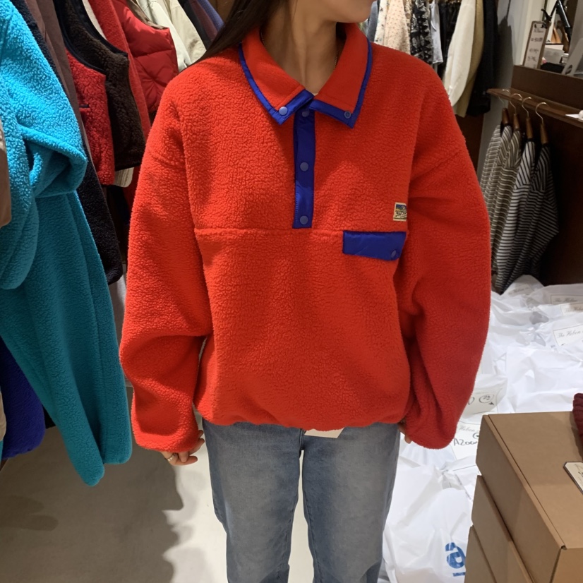 HEBON東大門㊣實拍女裝新品休閑25秋冬時尚熱賣推薦衛衣拉鏈HEBON衛衣圖色1