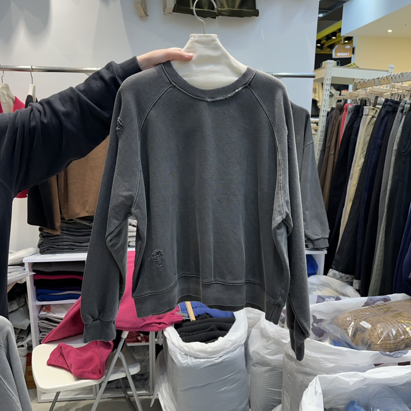 WASHBLUE韓國代購㊣女士新品人氣時尚25秋冬推薦職業衛衣打折WASHBLUE衛衣圖色2