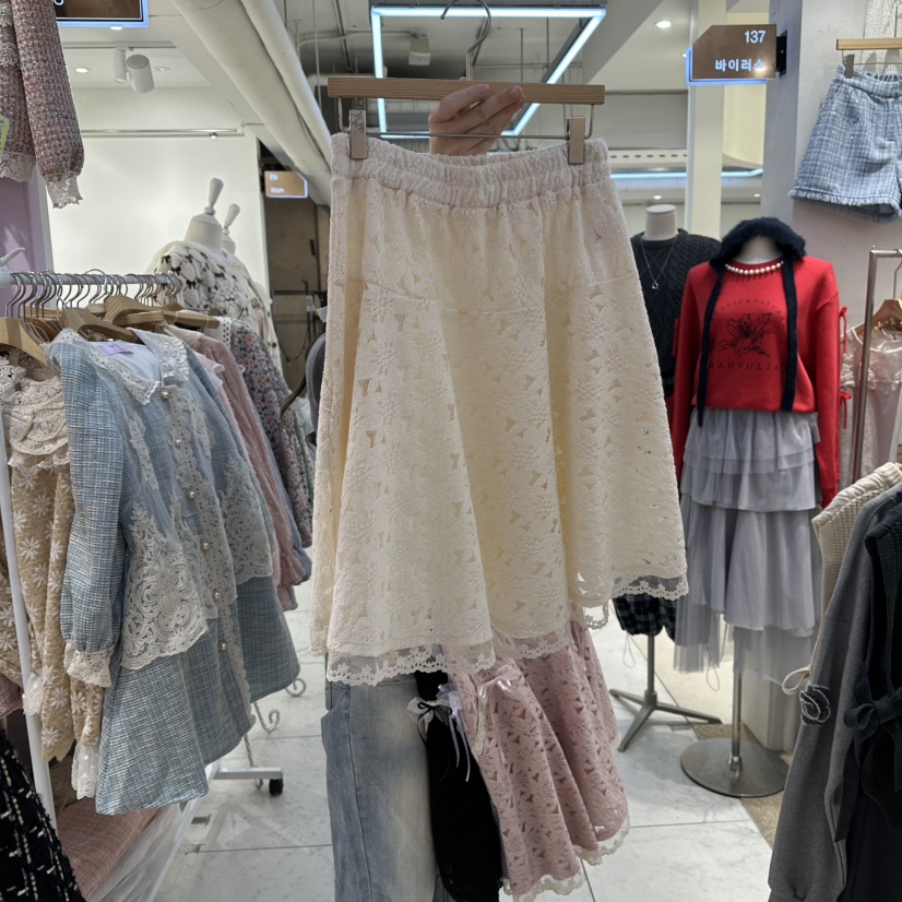 MS東大門㊣代購女士新款時尚25秋冬職業真品人氣半身裙中短裙MS半身裙/中短裙