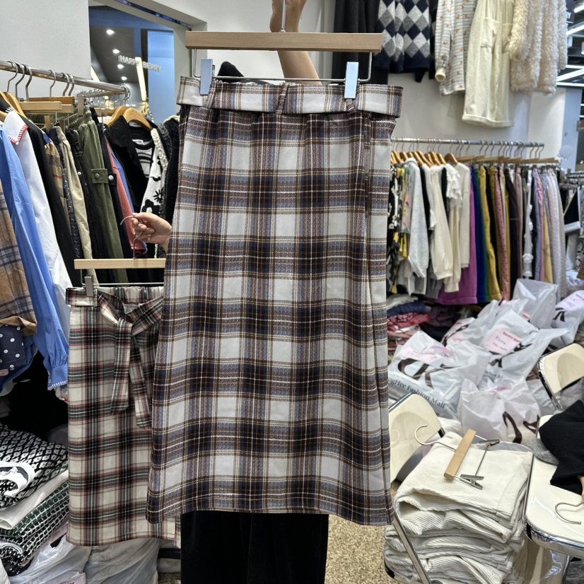 HAPPYBERRY東大門㊣直郵女裝新品時尚25秋冬職業休閑推薦長裙HAPPYBERRY長裙