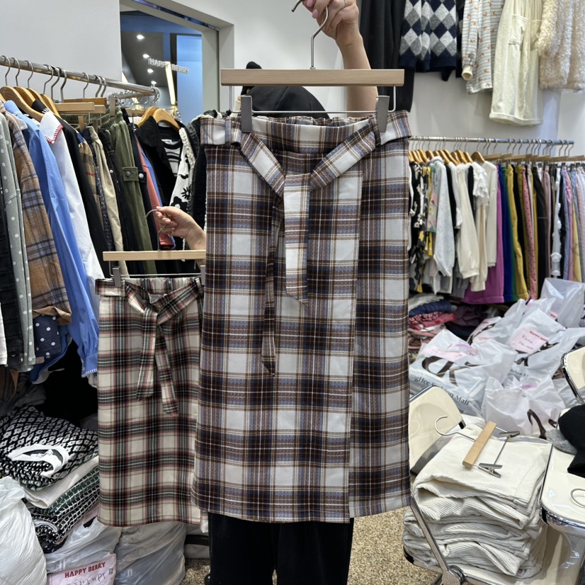 HAPPYBERRY東大門㊣直郵女裝新品時尚25秋冬職業休閑推薦長裙HAPPYBERRY長裙圖色2