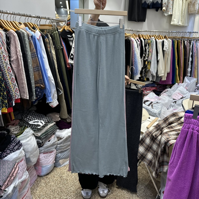 HAPPYBERRY東大門㊣直郵女士新品推薦時尚熱賣人氣休閑褲絨HAPPYBERRY休閑褲圖色1