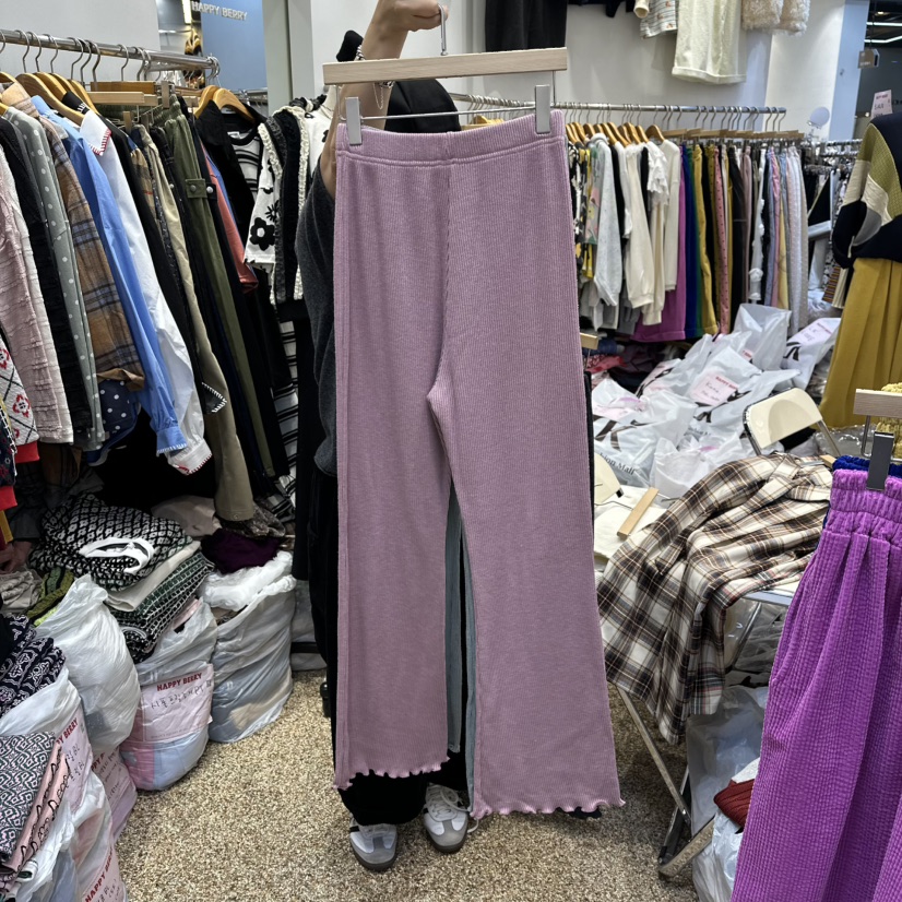 HAPPYBERRY東大門㊣直郵女士新品推薦時尚熱賣人氣休閑褲絨HAPPYBERRY休閑褲圖色2