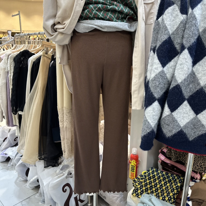 HAPPYBERRY東大門㊣直郵女士新品推薦時尚熱賣人氣休閑褲絨HAPPYBERRY休閑褲圖色3