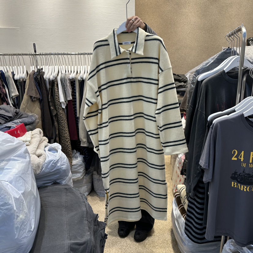 HEIL韓國代購㊣女裝新款時尚休閑職業推薦熱賣人氣25秋冬連衣裙HEIL連衣裙圖色1